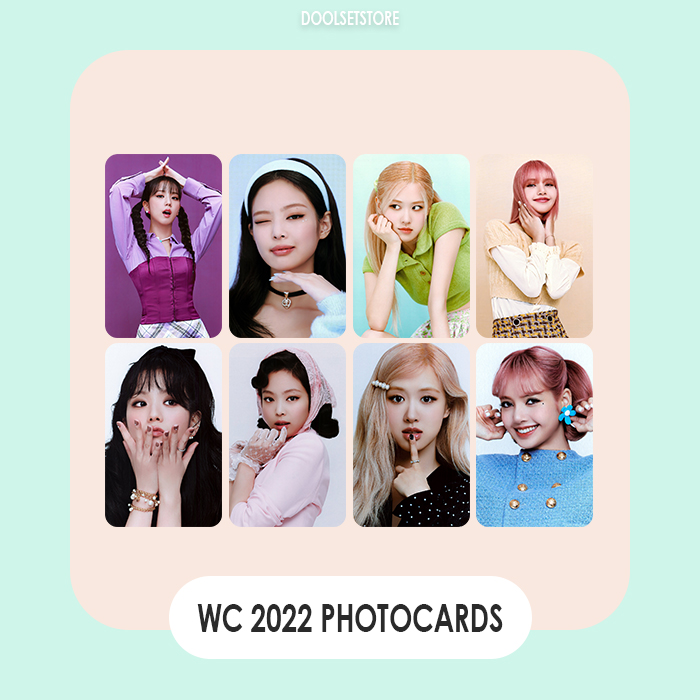 Blackpink welcoming collection and bornpink photocards